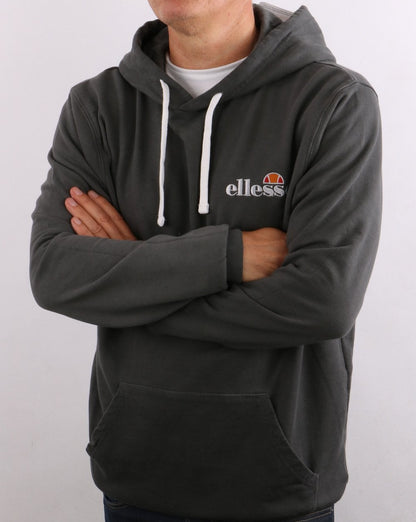 Ellesse – Kapuzenpullover mit kleinem Logo, Graphit