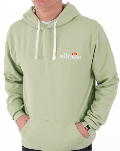 Ellesse – Kapuzenjacke mit kleinem Logo, Hellgrün