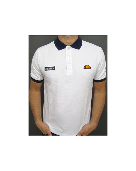 Ellesse Sorrento Polo Shirt White