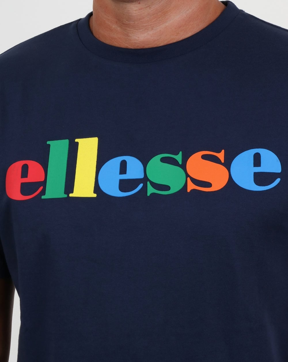 Ellesse Spectrum Logo T Shirt Navy