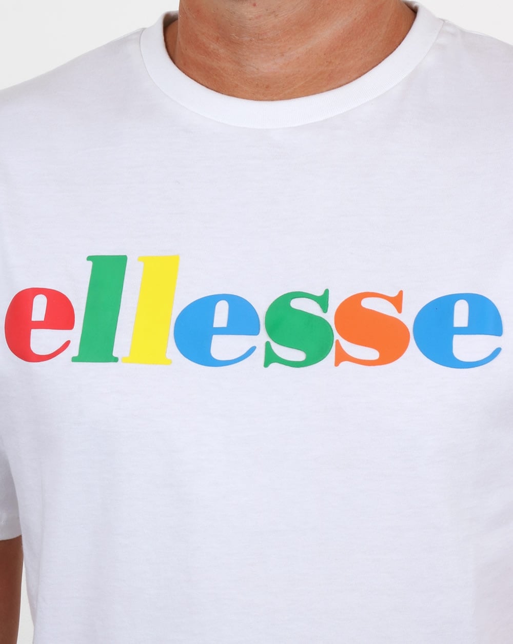 Ellesse – Spectrum – Weißes Logo-T-Shirt