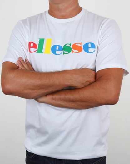 Ellesse – Spectrum – Weißes Logo-T-Shirt