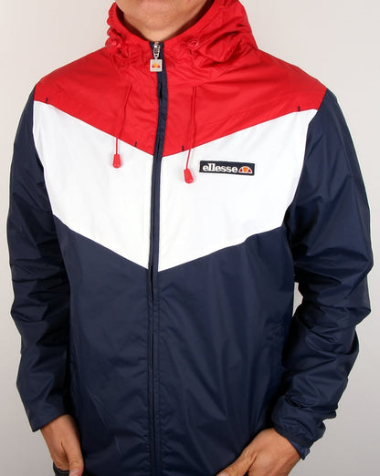Ellesse Split Colours Windrunner Marineblau/Rot