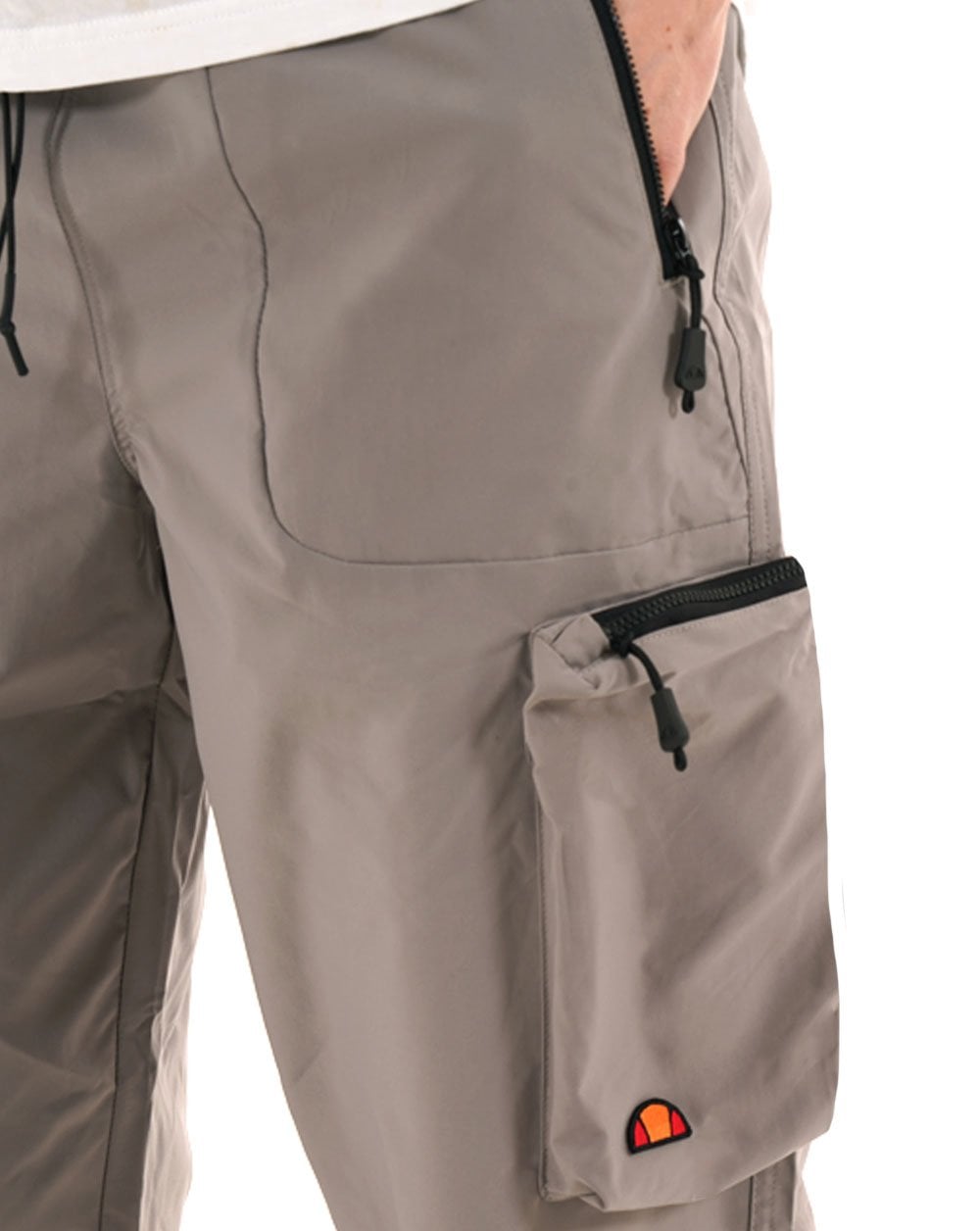 Ellesse Squadron Cargohose Grau Taupe