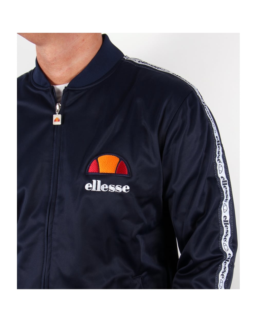 Ellesse – Starlex – Trainingsjacke in Marineblau