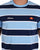 Ellesse Striped T Shirt Sky Navy
