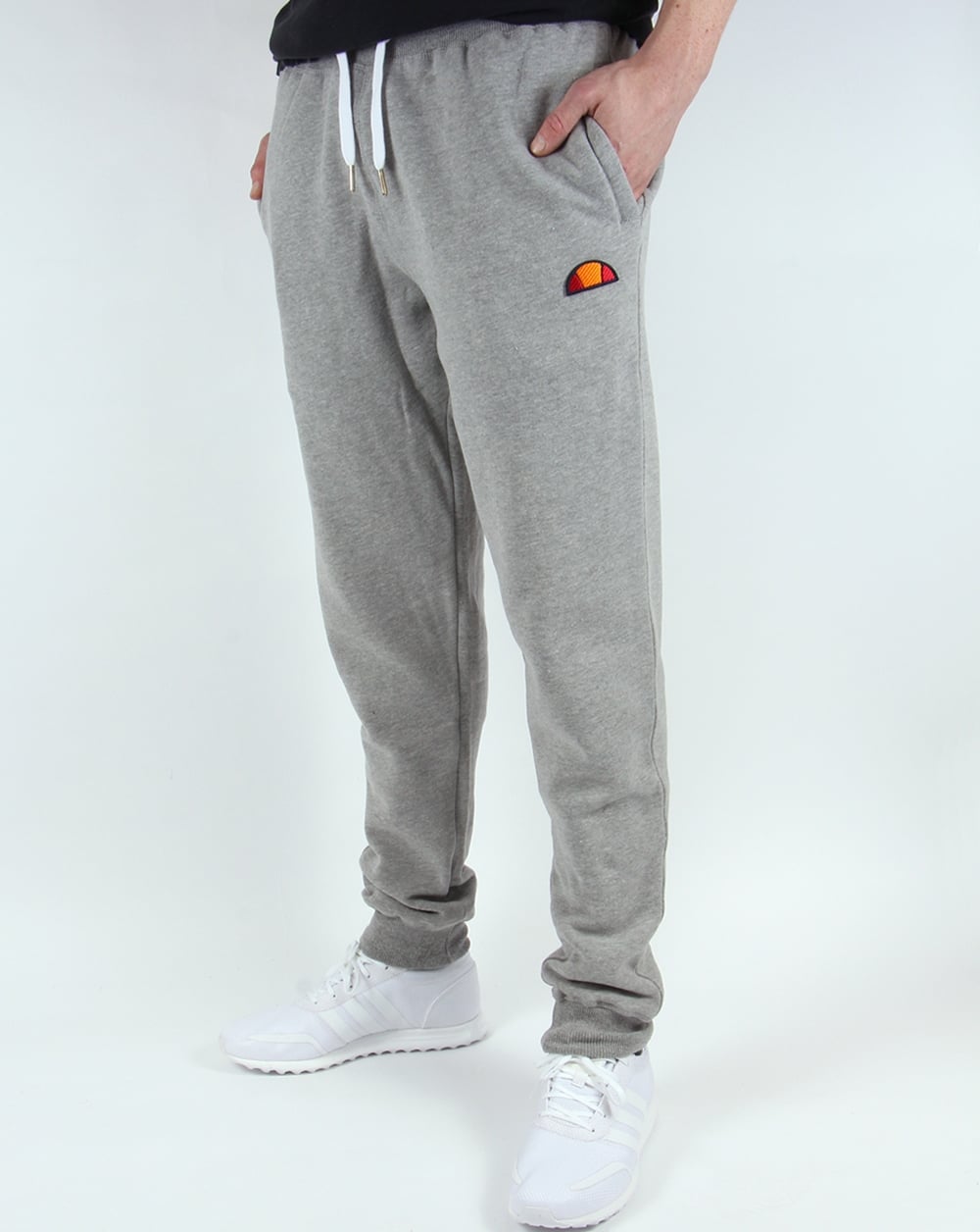 Ellesse – Sweat-Trainingshose in Graumeliert