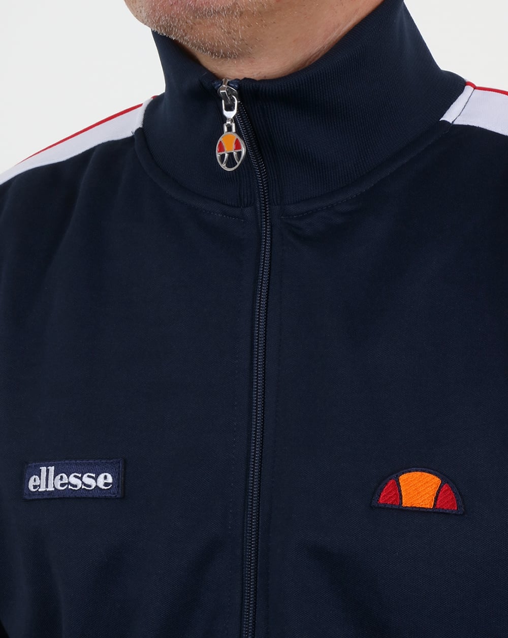 Ellesse Tape Track Top Navy
