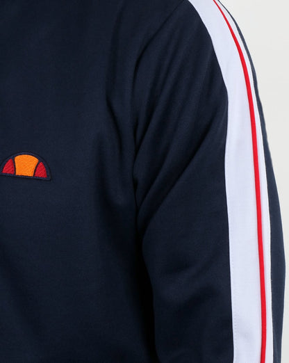 Ellesse – Trainingsoberteil mit Tape in Marineblau