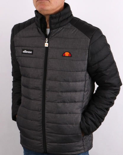Ellesse – Tartaro – Wattierte Jacke in Dunkelgraumeliert
