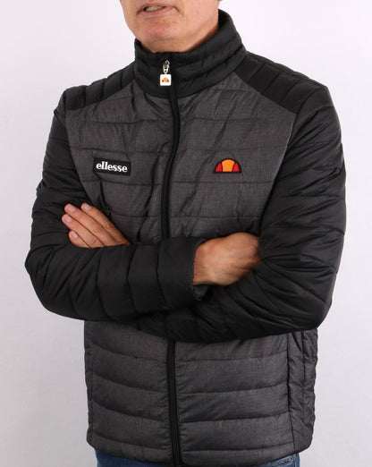 Ellesse – Tartaro – Wattierte Jacke in Dunkelgraumeliert