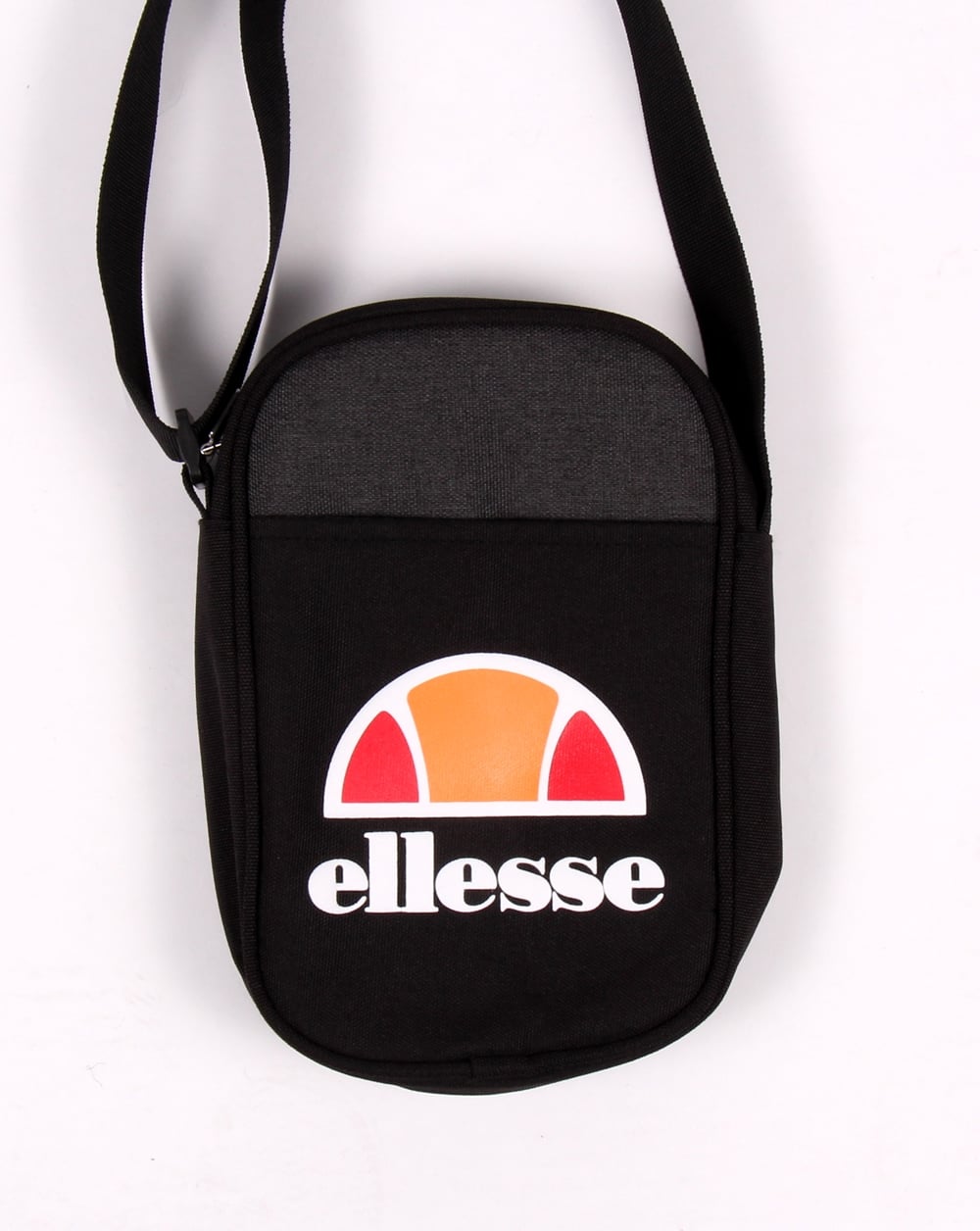 Ellesse – Temporale – Tasche für kleine Gegenstände, Schwarz/Schwarz meliert