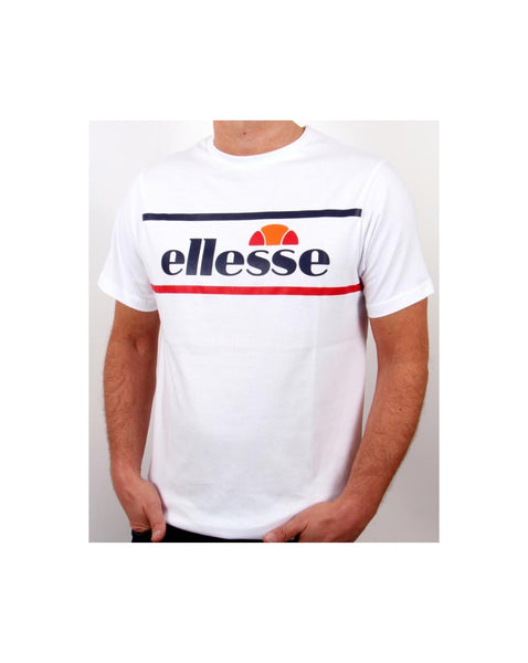 Ellesse Tramline Logo T-shirt White