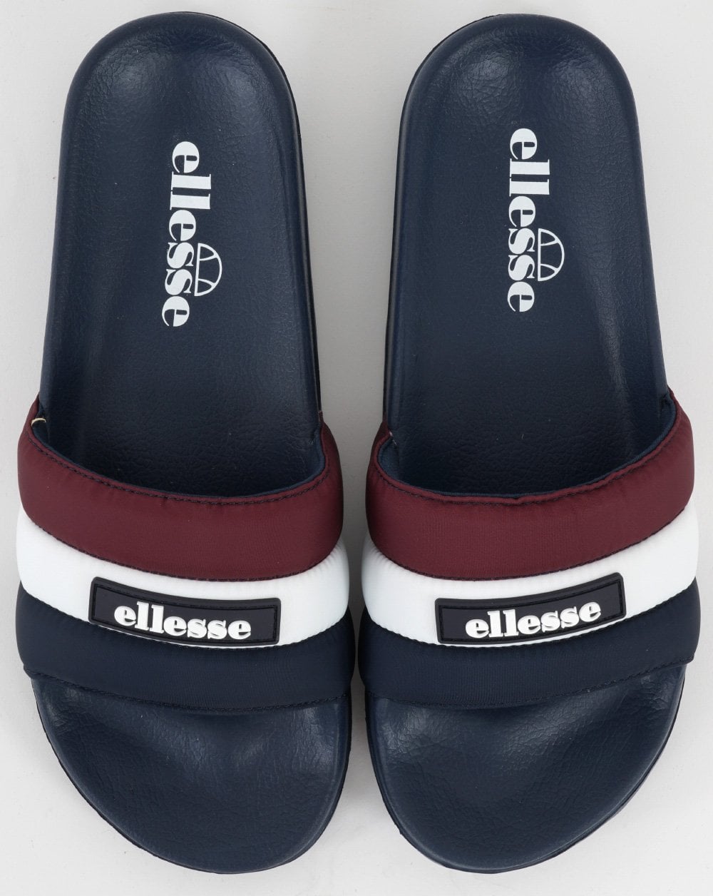 Ellesse Trata Slide Navy/White/Burgundy