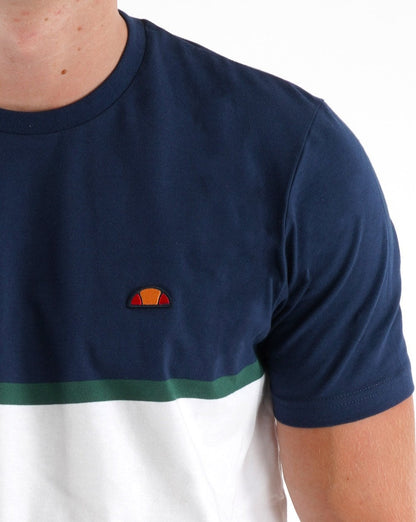 Ellesse Trenka T-Shirt Marineblau/Weiß/Burgund