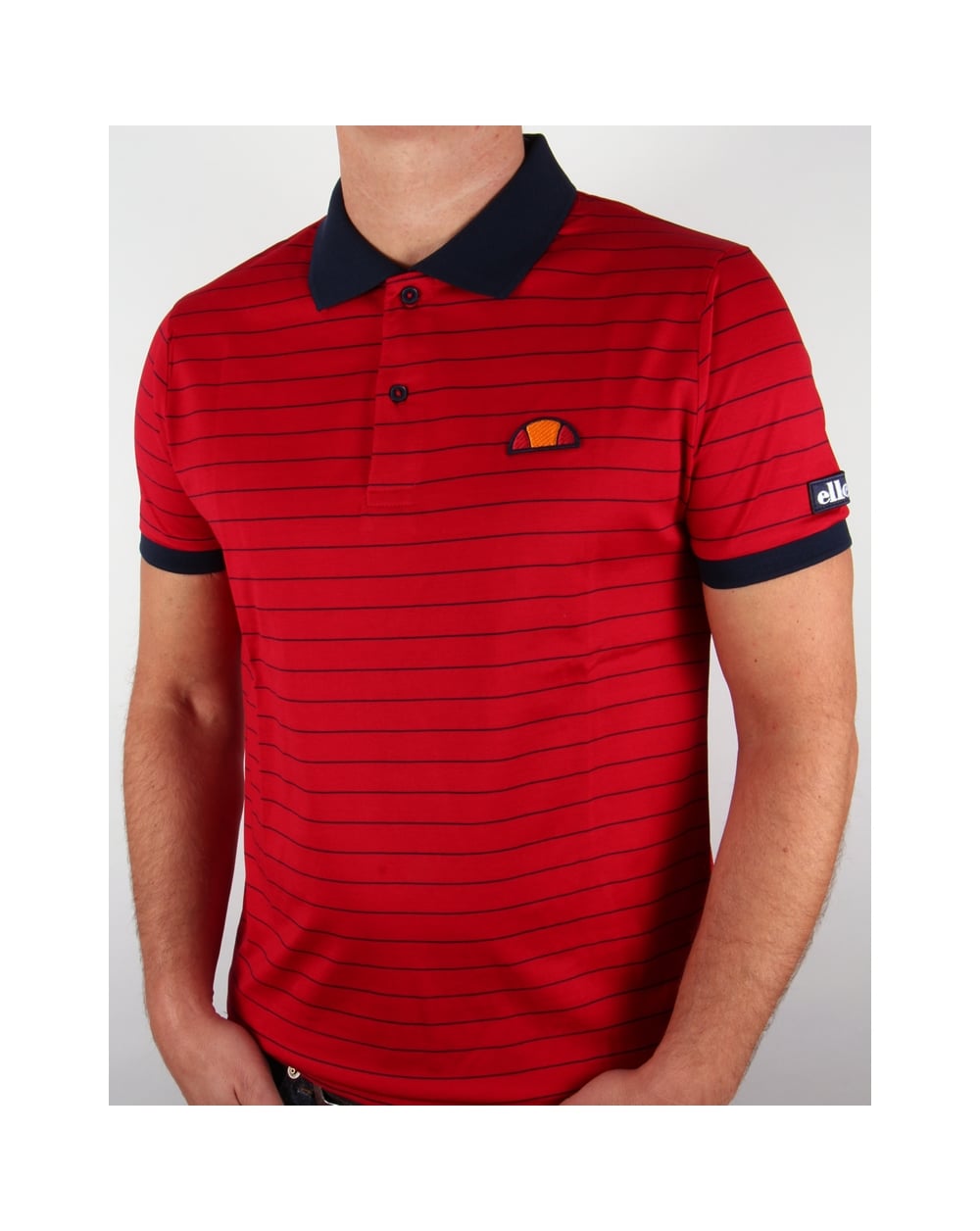 Ellesse Triesti Polo Shirt Red