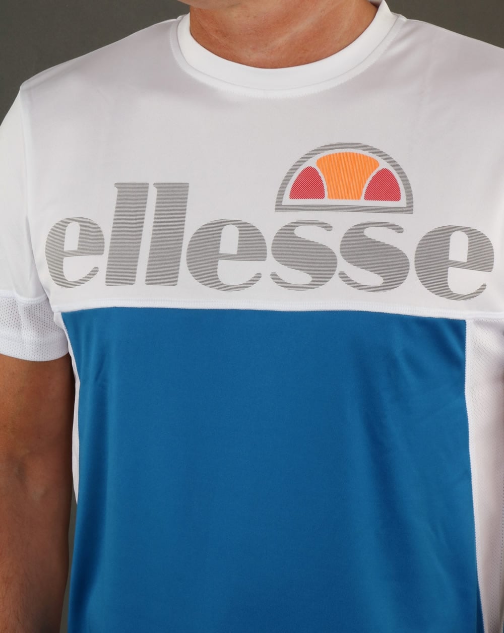Ellesse Triton T Shirt Imperial Blue/White