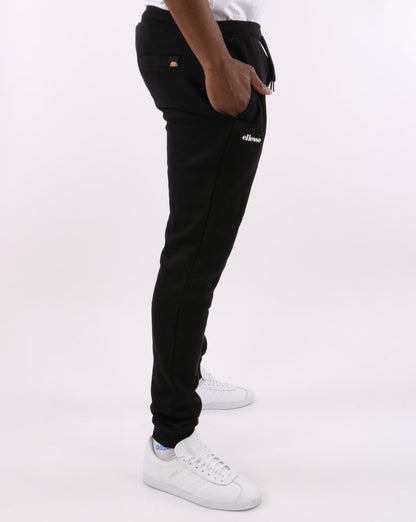 Ellesse – Jogginghose mit Twin-Badge in Schwarz