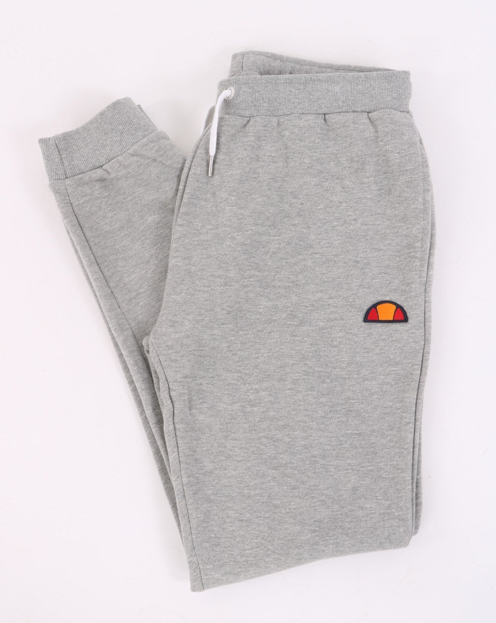 Ellesse – Jogginghose mit Twin Badge, Grau meliert