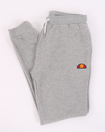 Ellesse – Jogginghose mit Twin Badge, Grau meliert