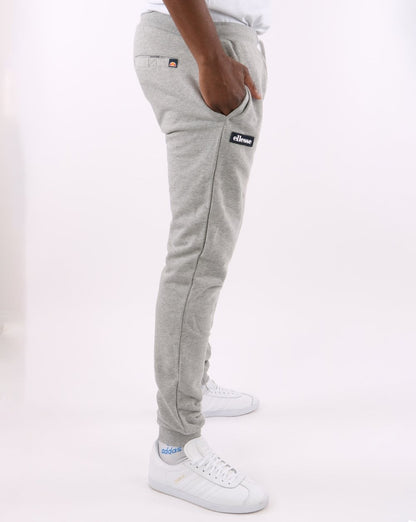 Ellesse – Jogginghose mit Twin Badge, Grau meliert