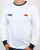Ellesse Twin Badge Long Sleeve Ringer T Shirt White