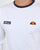 Ellesse Twin Badge Long Sleeve Ringer T Shirt White
