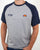 Ellesse Twin Logo T Shirt Athletic Grey/Navy