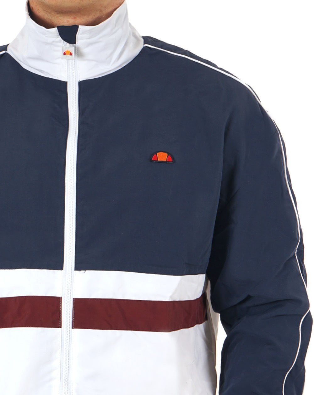 Ellesse Viaronna FZ Trainingsjacke Marineblau/Weiß
