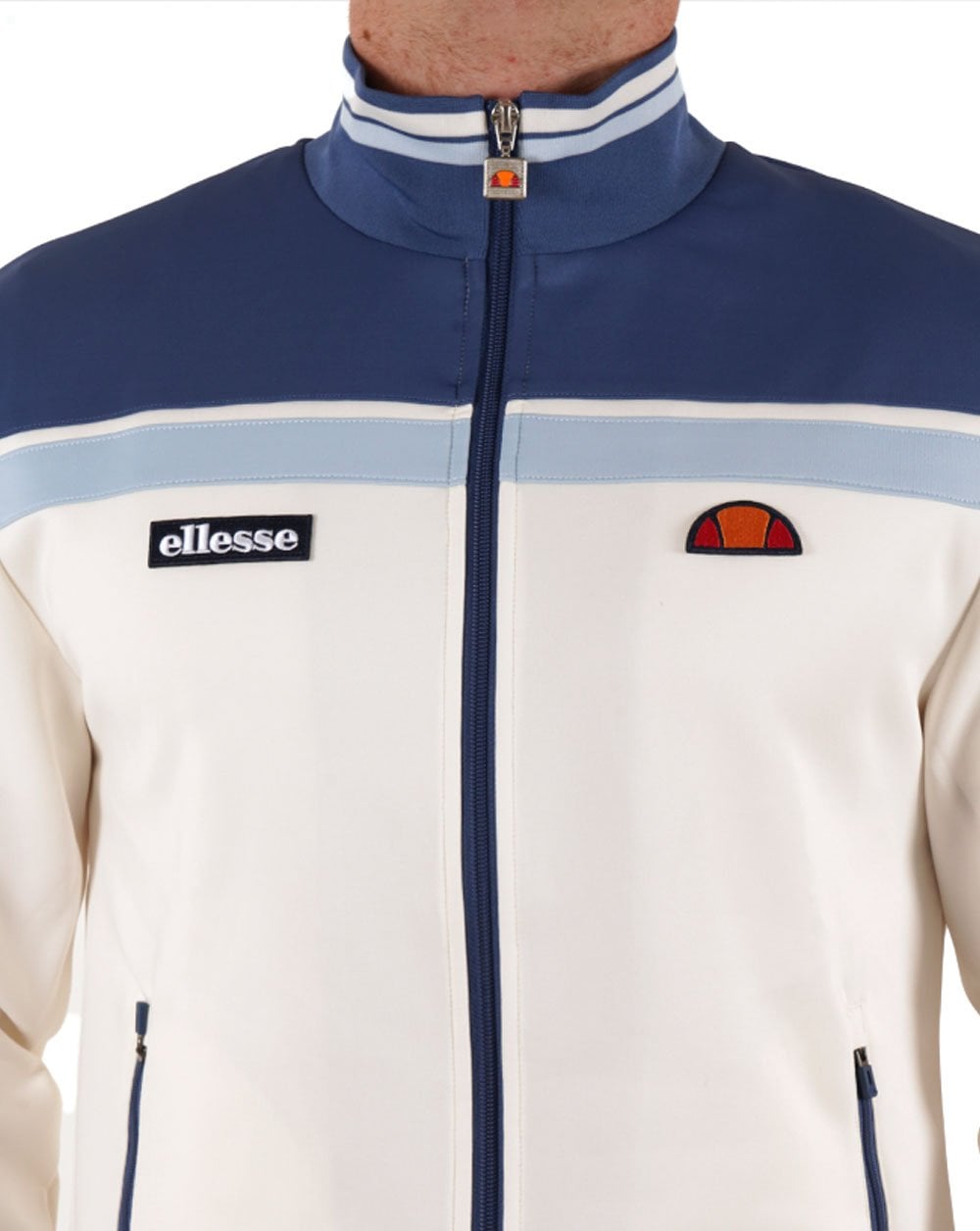 Ellesse – Vignola Trainingsjacke Off-White/Blau