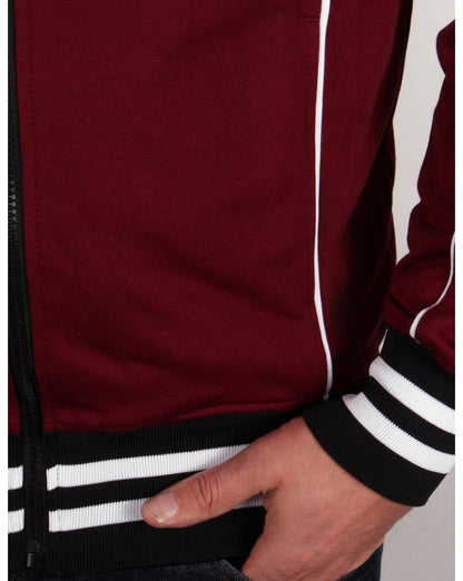 Ellesse Vilas Milan Track Top Burgund