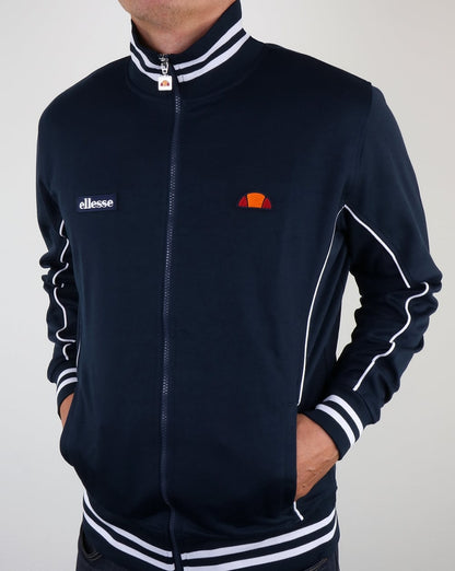 Ellesse – Vilas Milan – Trainingsjacke in Marineblau