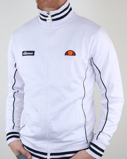 Ellesse Vilas Milan Trainingsjacke Weiß/Marineblau
