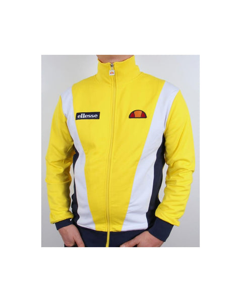 Ellesse Vilas Pro Track Top Yellow/Navy/White