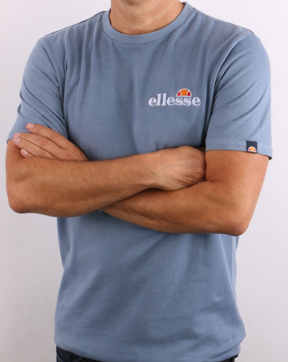 Ellesse – Voodoo – T-Shirt in verwaschenem Blau
