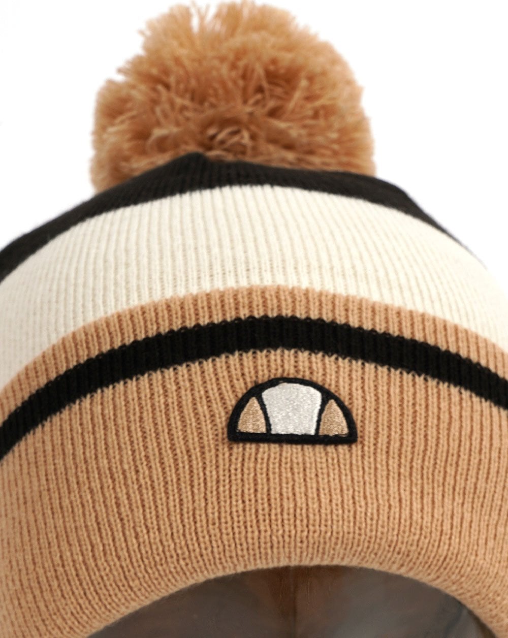 Ellesse Zando Pom Pom Beanie Sand/Off White/Black