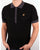 Fila Gold Bacio Knitted Polo Shirt Black