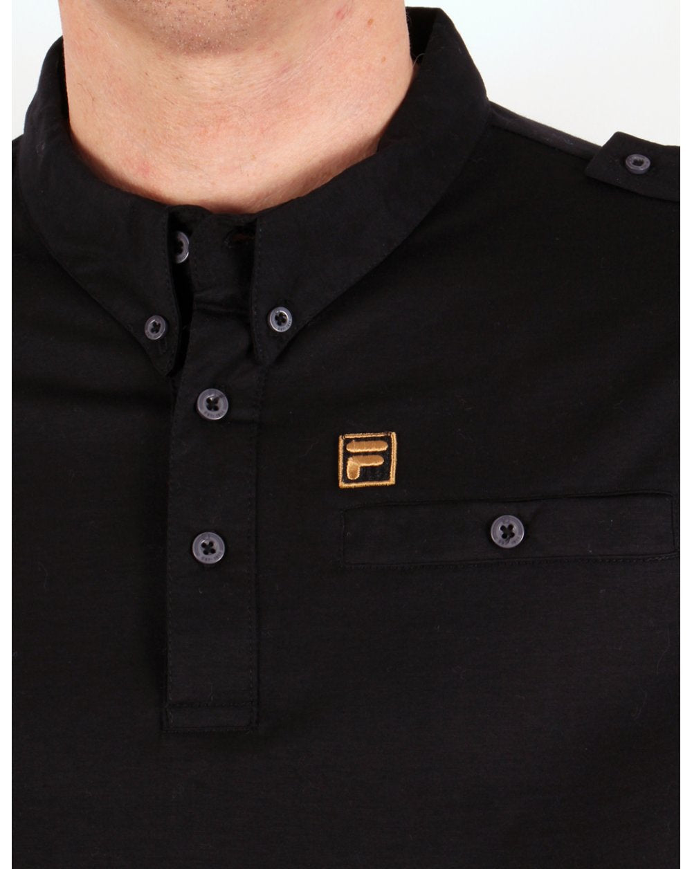Fila Gold Balsini Poloshirt Schwarz
