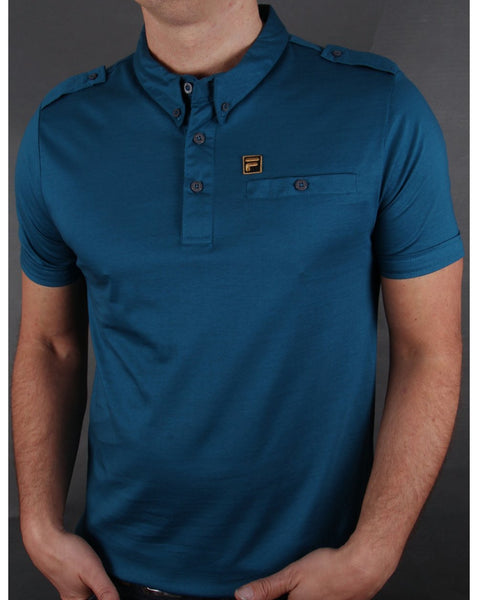 Fila Gold Balsini Polo Shirt Ink Blue