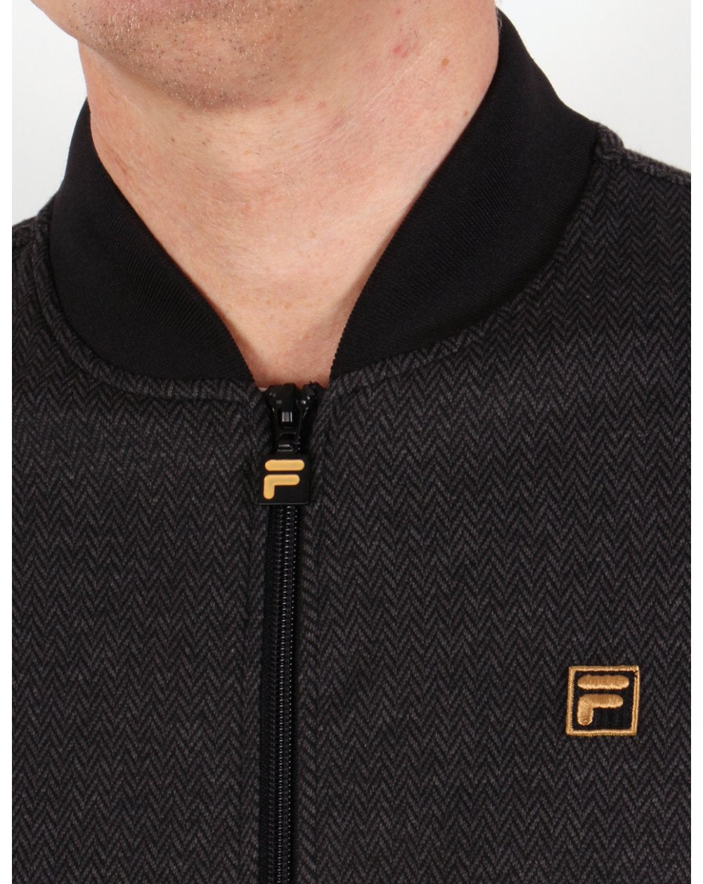 Fila Gold Belfiore Track Top Herringbone