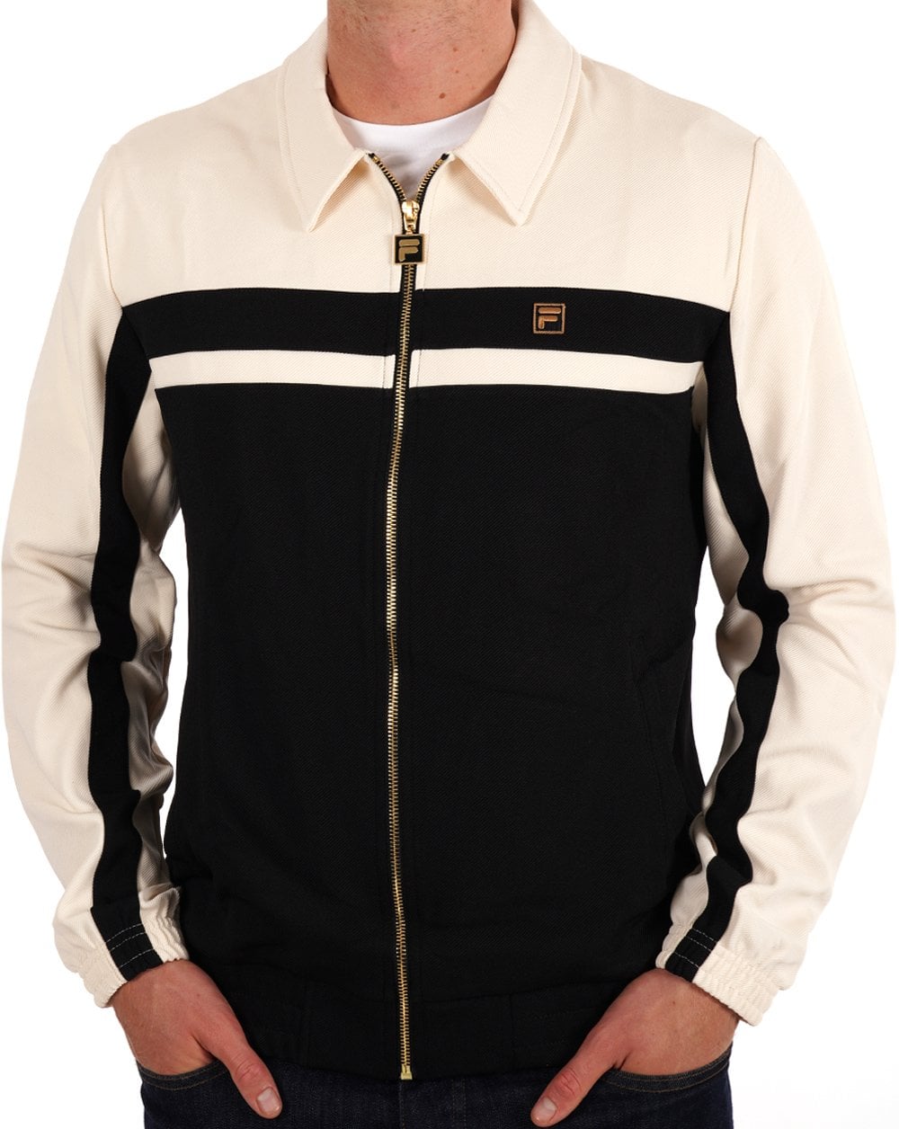 Fila Gold Bill Track Top Black / Ecru