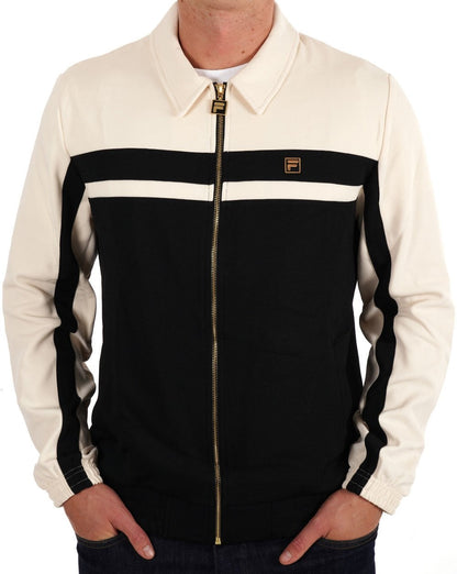 Fila Gold Bill Tracktop Schwarz / Ecru
