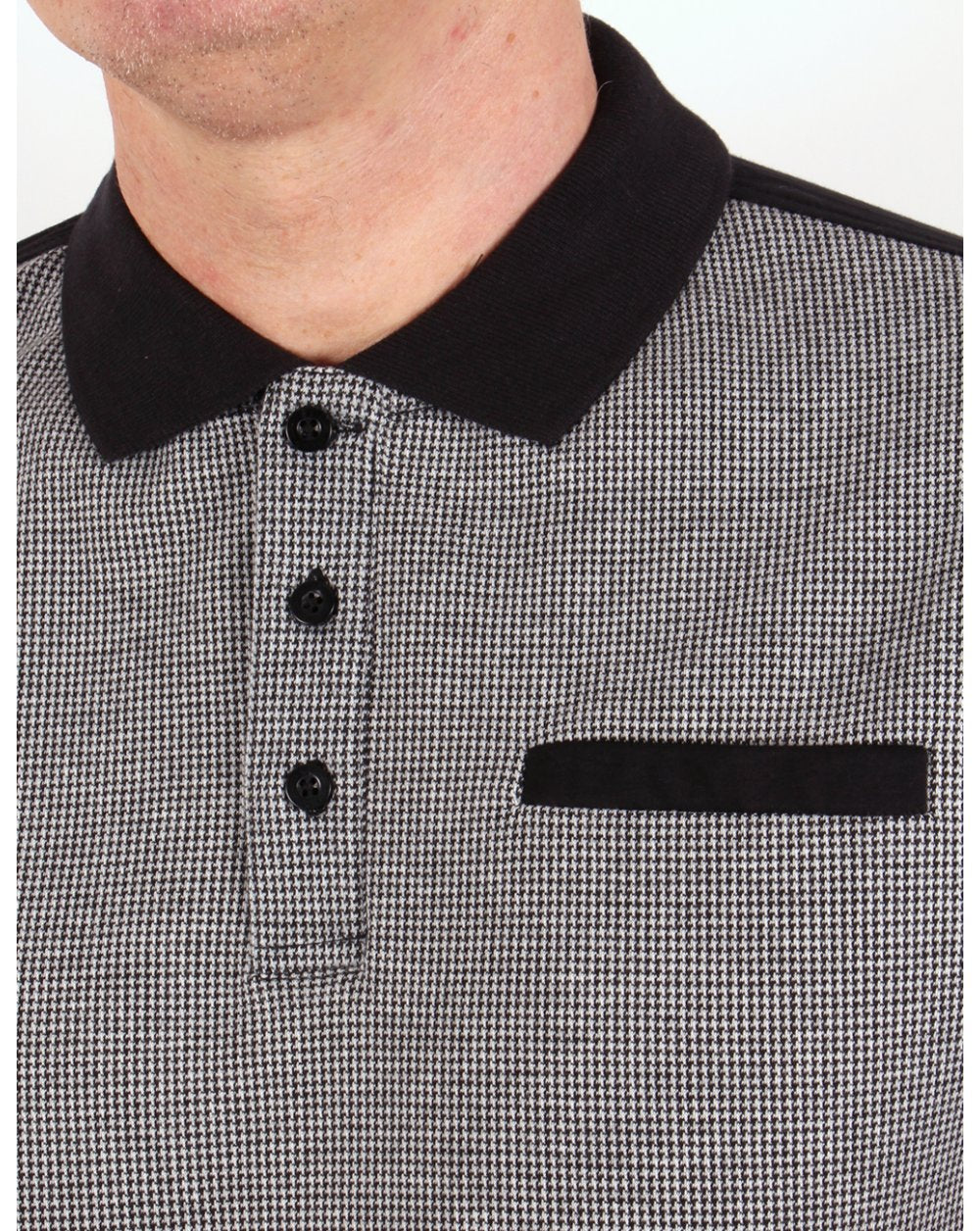 Fila Gold Brosway Polo Shirt Houndstooth