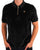 Fila Gold Corded Velour Polo Black