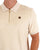 Fila Gold Corded Velour Polo Shirt Ecru