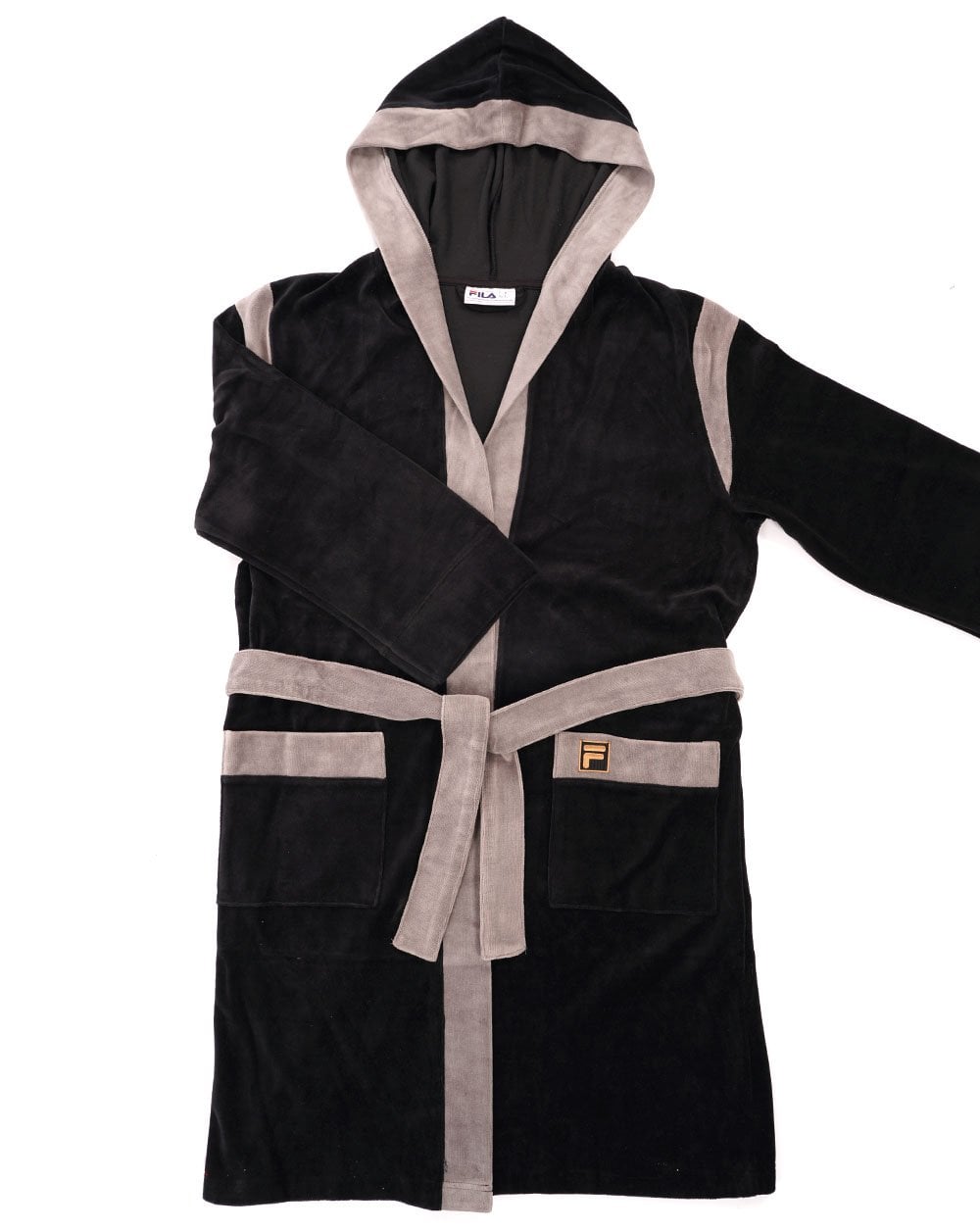 Fila Gold Morgenmantel Schwarz/Grau