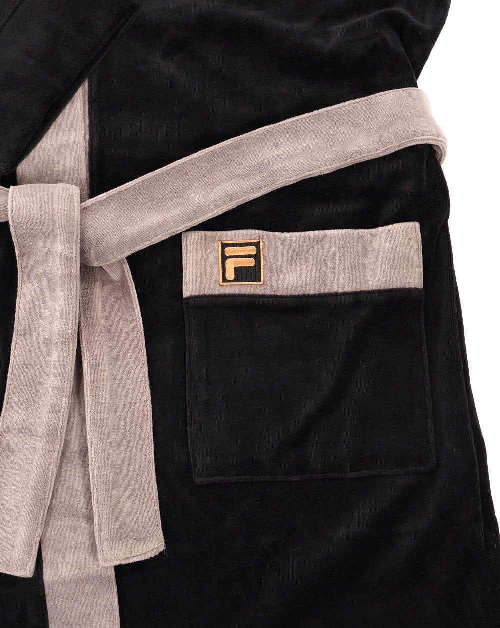 Fila Gold Morgenmantel Schwarz/Grau