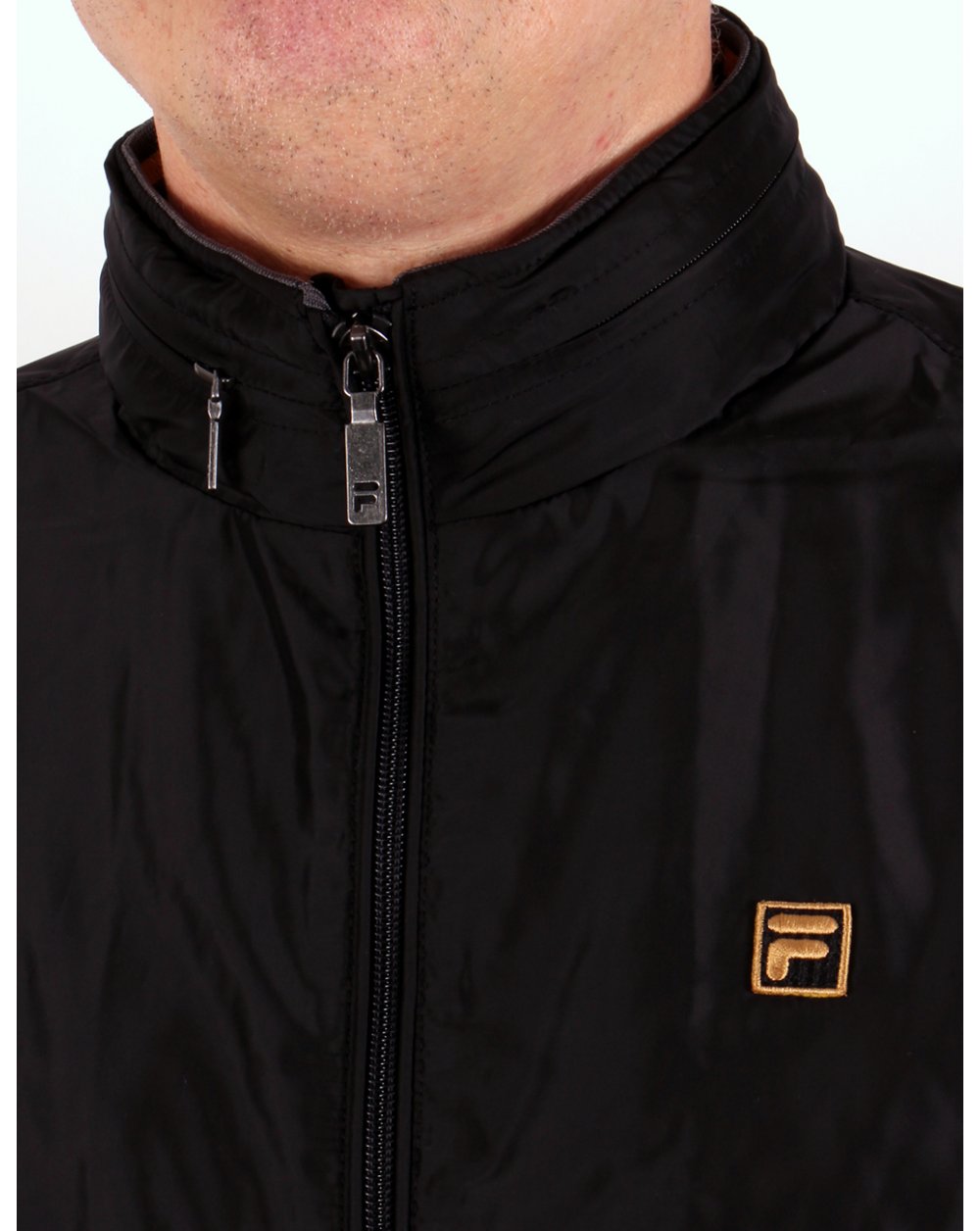 Fila Gold Fonte Bomber Jacket Black