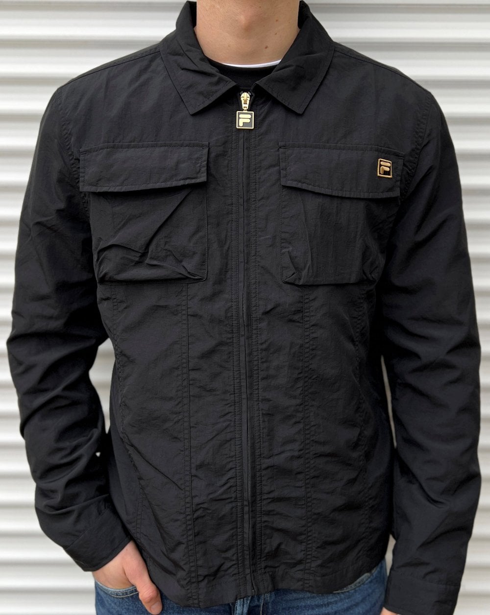 Fila Gold Kasa Over Shirt Schwarz