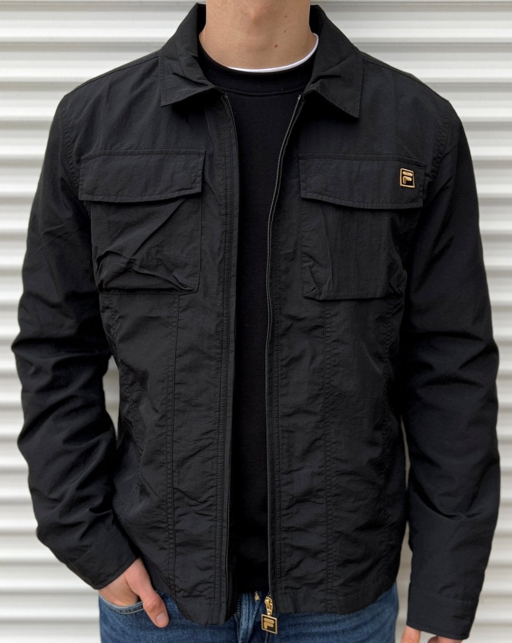 Fila Gold Kasa Over Shirt Black